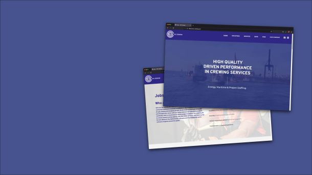 CSC Crewing websiteontwikkeling
